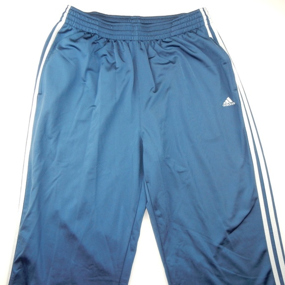 Adidas Track Pants XL Blue Active Wear Sweatpants - Picture 3 of 6